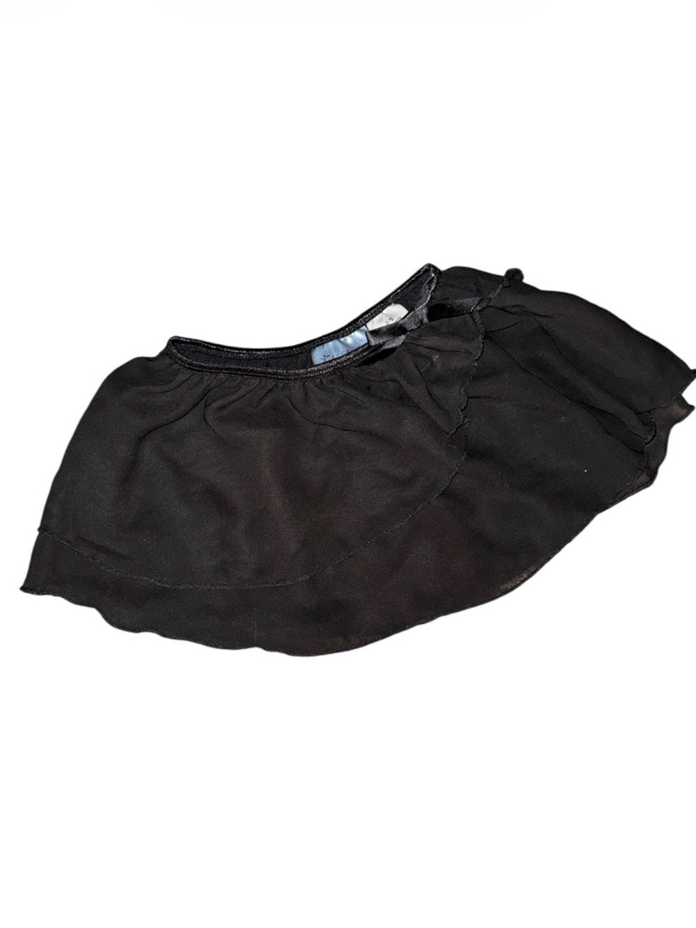 Danskin Black Ruffle Circle Skirt